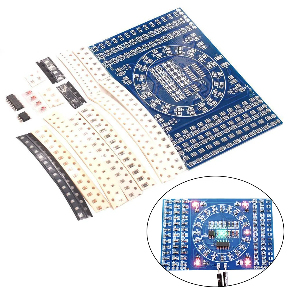 1Set Component Soldering Set SMT SMD Component Welding Practice Circuit Board Practical Training Kits 90*60MM For Welding DIY
1Set Component Soldering Set SMT SMD Component Welding Practice Circuit Board Practical Training Kits 90*60MM For Welding DIY