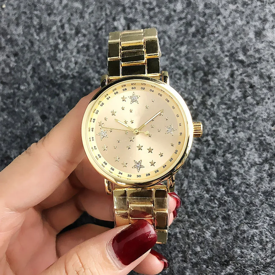Brand Wrist Watches Fashion Women Ladies Girl Star Style Quartz Casual Steel Matel Band Clock TO10
Brand Wrist Watches Fashion Women Ladies Girl Star Style Quartz Casual Steel Matel Band Clock TO10