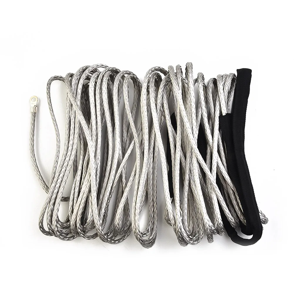 Useful Durable New Portable Winch Rope Tow UTV ATV Cable Line Equipment Light weight Synthetic With Sheath Gray
Useful Durable New Portable Winch Rope Tow UTV ATV Cable Line Equipment Light weight Synthetic With Sheath Gray