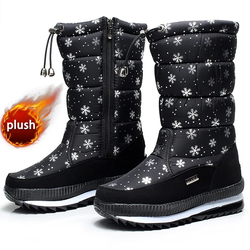 Women snow boots platform winter boots thick plush waterproof non-slip boots fashion women winter shoes warm fur botas mujer
Women snow boots platform winter boots thick plush waterproof non-slip boots fashion women winter shoes warm fur botas mujer