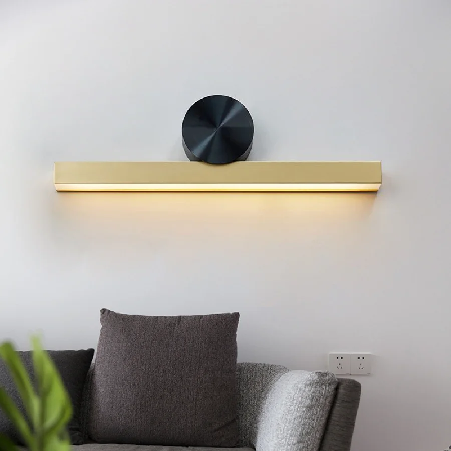 IWP Modern LED Wall Lamp Nordic Minimalist Copper Long Strip Vanity Light Golden Sconce Restroom Study Room Bedroom Make up Lamp
IWP Modern LED Wall Lamp Nordic Minimalist Copper Long Strip Vanity Light Golden Sconce Restroom Study Room Bedroom Make up Lamp