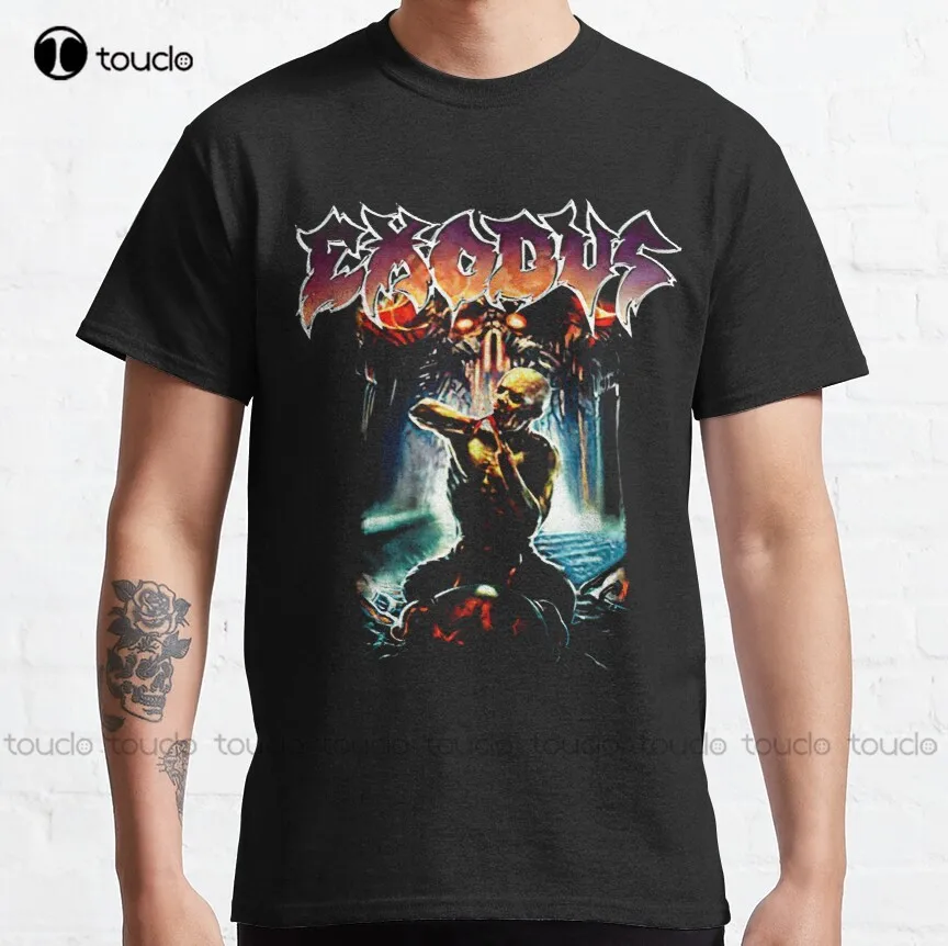 Exodus Blood In Blood Out Classic T-Shirt Black Shirt Men Custom Gift Digital Printing Tee Shirt New Popular Harajuku Streetwear
Exodus Blood In Blood Out Classic T-Shirt Black Shirt Men Custom Gift Digital Printing Tee Shirt New Popular Harajuku Streetwear