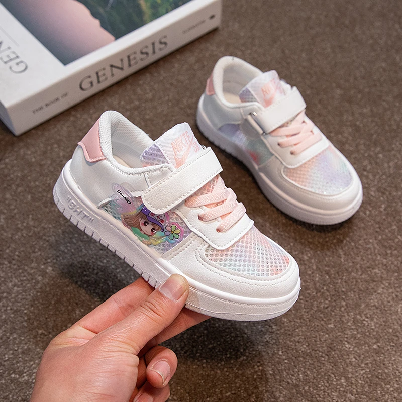 White Summer Breathable Air Mesh Children Shoes Single Net Cloth Kids Sports Shoes Casual Shoes Girls Sneakers 26-37
White Summer Breathable Air Mesh Children Shoes Single Net Cloth Kids Sports Shoes Casual Shoes Girls Sneakers 26-37