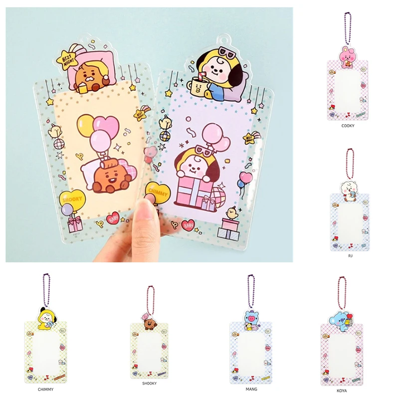 Kpop Bt21 Anime Card Sleeve Cartoon Kawaii Love Sheep Rabbit Protective Cover Transparent Certificate Subway Card Protection Bag
Kpop Bt21 Anime Card Sleeve Cartoon Kawaii Love Sheep Rabbit Protective Cover Transparent Certificate Subway Card Protection Bag