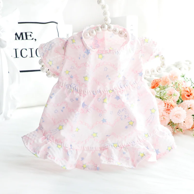 Dog Pet Clothing Cartoon Dress for Dogs Clothes Cat Small Stars Bird Print Cute Thin Summer Fashion Girl Yorkshire Accessories
Dog Pet Clothing Cartoon Dress for Dogs Clothes Cat Small Stars Bird Print Cute Thin Summer Fashion Girl Yorkshire Accessories