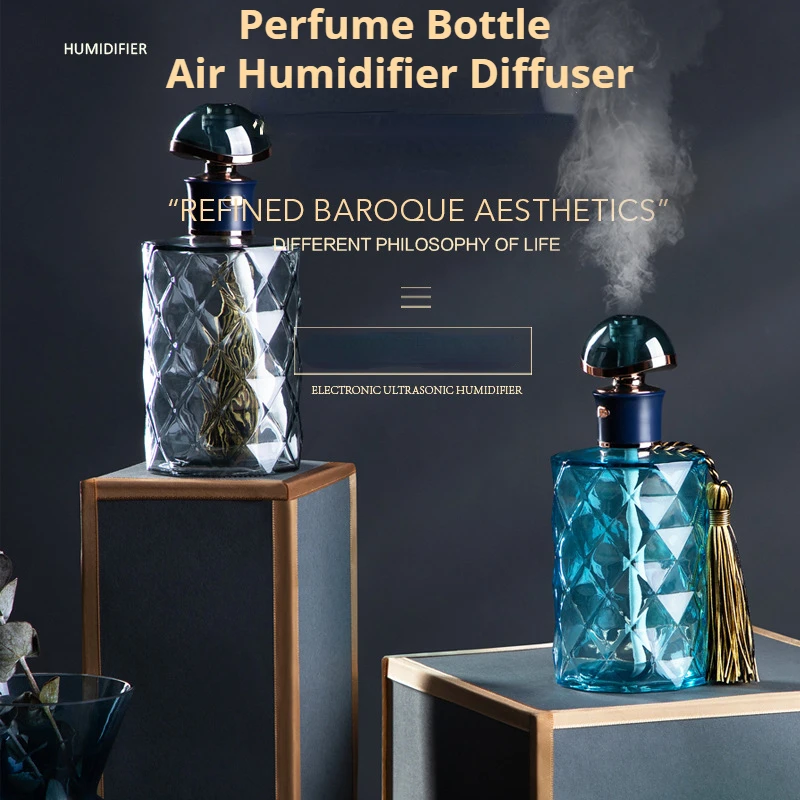 Perfume Bottle Air Humidifier Diffuser Car Humidifier Portable Glass Household Cool Mist Maker Fogger Electric Desktop USB Gift
Perfume Bottle Air Humidifier Diffuser Car Humidifier Portable Glass Household Cool Mist Maker Fogger Electric Desktop USB Gift