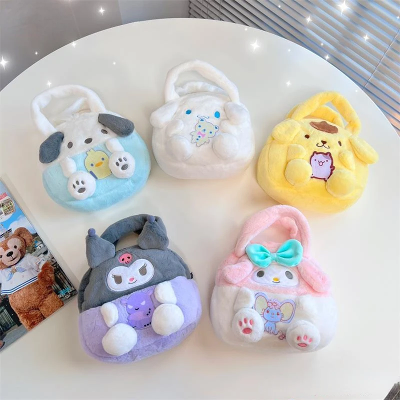 Kawaii Handbag Kuromi My Melody Cinnamoroll Pochacco One Shoulder Storage Bag Cartoon Toy Handbag Christmas Gift for Friends
Kawaii Handbag Kuromi My Melody Cinnamoroll Pochacco One Shoulder Storage Bag Cartoon Toy Handbag Christmas Gift for Friends