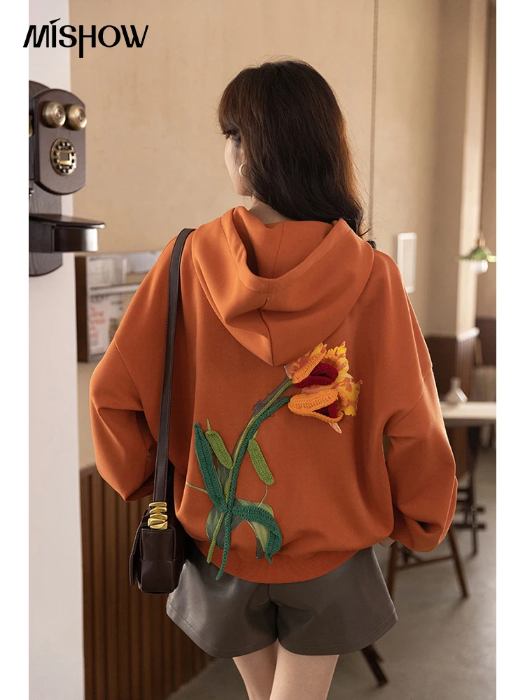 MISHOW Loose Hoodie Women Autumn Korean Fashion Pullover Long Drop Sleeves Crochet Hooded Sweatshirts Printed Tops MXB32V0096
MISHOW Loose Hoodie Women Autumn Korean Fashion Pullover Long Drop Sleeves Crochet Hooded Sweatshirts Printed Tops MXB32V0096