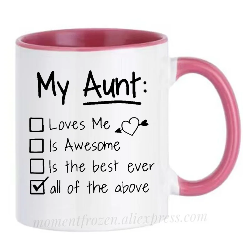 Awesome Aunt Mugs Auntie Aunty Cups Diswasher Heat Sensitive Coffee Mugen Coffeeware Home Decal Funny Gift Idea Uncle Drinkware
Awesome Aunt Mugs Auntie Aunty Cups Diswasher Heat Sensitive Coffee Mugen Coffeeware Home Decal Funny Gift Idea Uncle Drinkware