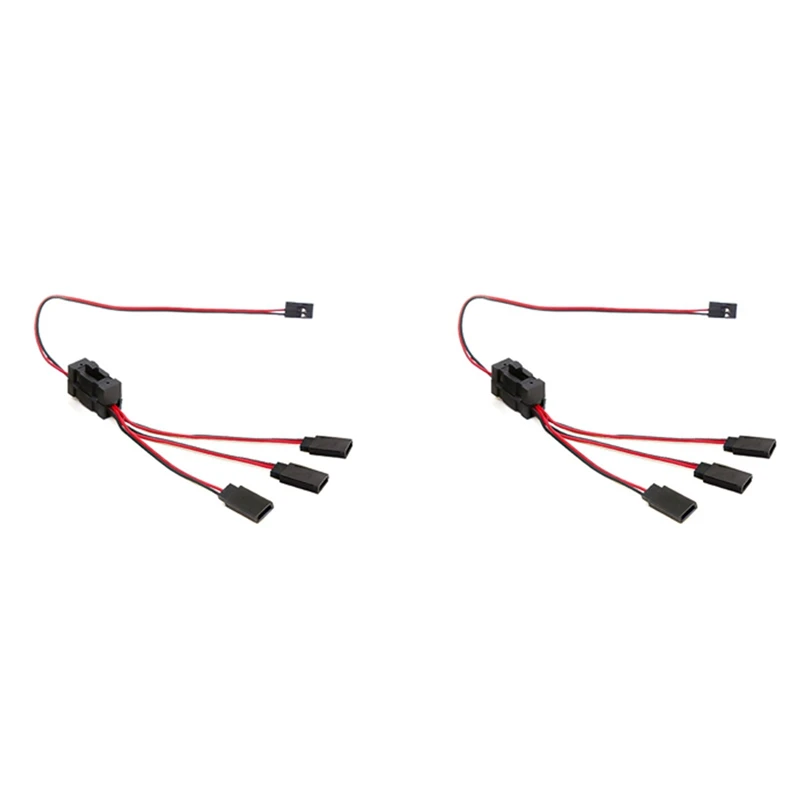 2PCS RC Servo Extension 1 To 3 Y Wire Cable LED Light Control Power Switch For JR Futaba RC Model
2PCS RC Servo Extension 1 To 3 Y Wire Cable LED Light Control Power Switch For JR Futaba RC Model
