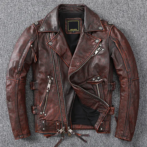 2023 Genuine Leather Jacket Men Vintage Shor Motorcycle Mens Coat Cowhide Coats and Jackets Chaqueta Spring Cuero Hombre WPY3734
2023 Genuine Leather Jacket Men Vintage Shor Motorcycle Mens Coat Cowhide Coats and Jackets Chaqueta Spring Cuero Hombre WPY3734