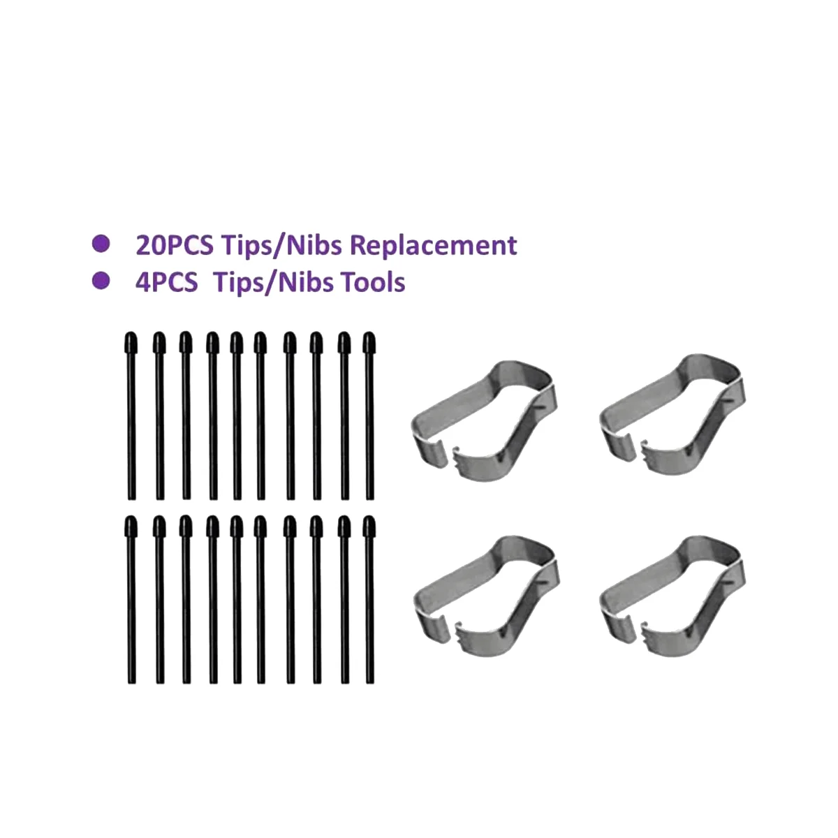 (20 Pack) Marker Pen Tips/Nibs for Remarkable 2 Stylus Pen Replacement Soft Nibs/Tips Black
(20 Pack) Marker Pen Tips/Nibs for Remarkable 2 Stylus Pen Replacement Soft Nibs/Tips Black