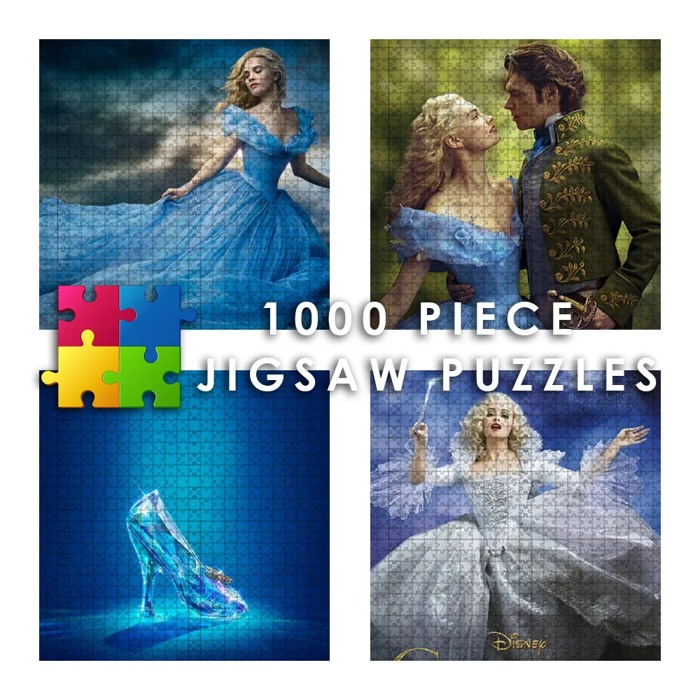 Fashion 1000 Piece Jigsaw Puzzles Disney Classic Movie Cinderella Creative Puzzle Paper Decompress Educational Toys Kids Gifts
Fashion 1000 Piece Jigsaw Puzzles Disney Classic Movie Cinderella Creative Puzzle Paper Decompress Educational Toys Kids Gifts