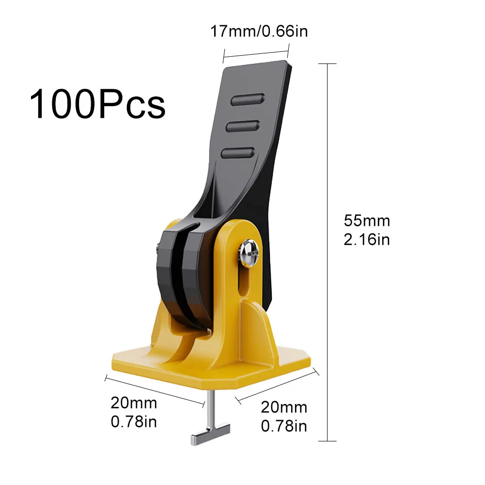 100pcs Tile Leveling System Kit Plastic Stainless Steel Installation For Ceramic Tiles 8-12mm Walls Doors Tools
100pcs Tile Leveling System Kit Plastic Stainless Steel Installation For Ceramic Tiles 8-12mm Walls Doors Tools