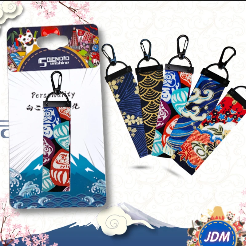 JDM Japanese Style Key Chain Ukiyo-e Key Ring Zinc Alloy Cotton Universal Car Interior Decoration Koi Damo Printing Creative New
JDM Japanese Style Key Chain Ukiyo-e Key Ring Zinc Alloy Cotton Universal Car Interior Decoration Koi Damo Printing Creative New