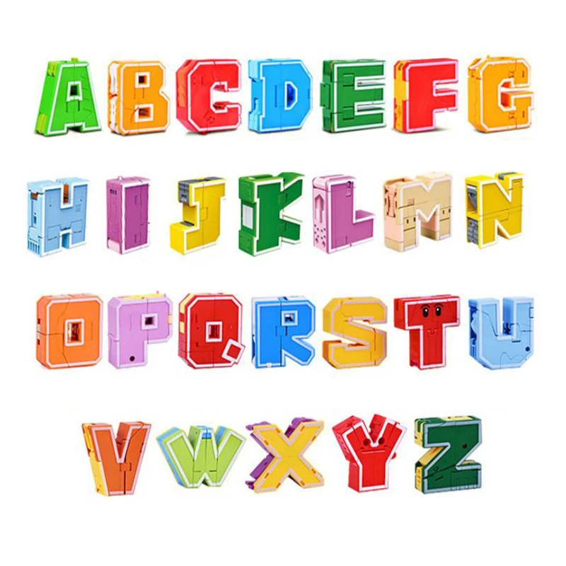 New Learning Toys 26 Letters Learnable Words Transformable Combinable Robots Alphabet Toys For Kids Gifts Learn Play Robot Toy
New Learning Toys 26 Letters Learnable Words Transformable Combinable Robots Alphabet Toys For Kids Gifts Learn Play Robot Toy