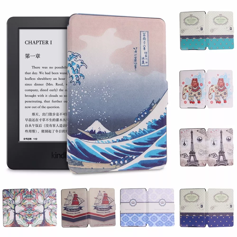 Slim Faux Leather Folio Flip Case Protective Shell Skin Cover For Amazon Kindle Paperwhite 1/2/3 6 Inch
Slim Faux Leather Folio Flip Case Protective Shell Skin Cover For Amazon Kindle Paperwhite 1/2/3 6 Inch