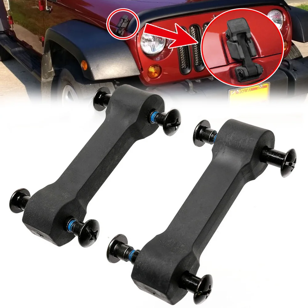 Для Jeep Wrangler JK 2007-2017 Автомобильная капота Защелка комплект для модернизации стоп