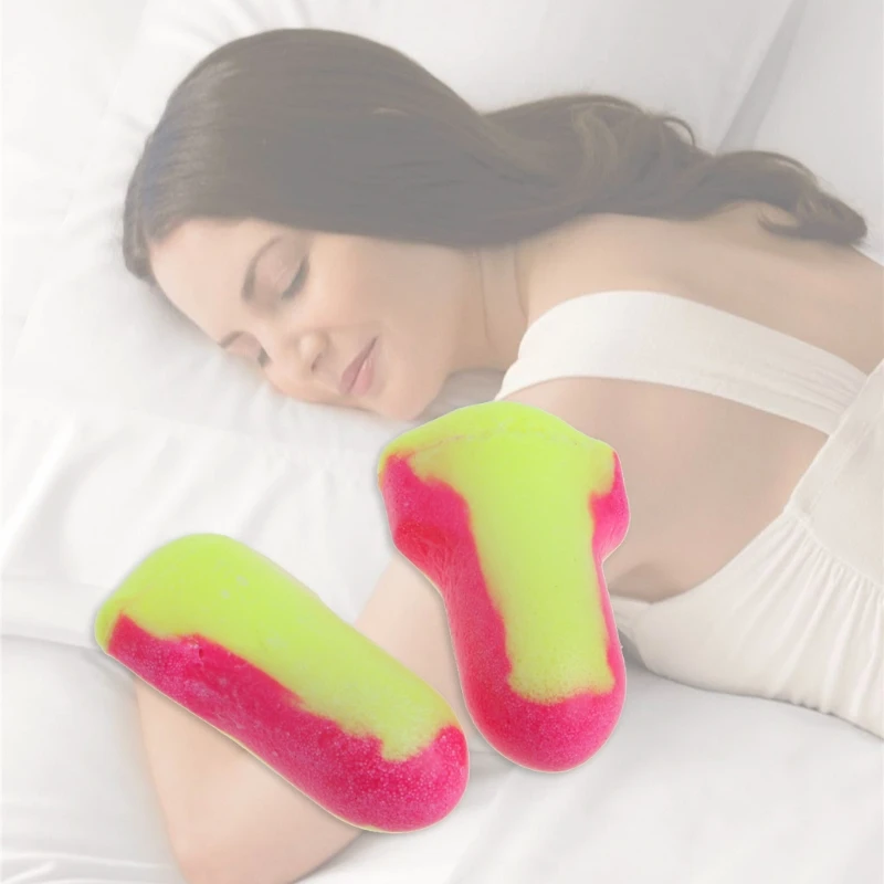 10 Pairs Disposable Soft Foam Earplugs Snore-Proof Sleep Ear Protector No Cords 67JD 
10 Pairs Disposable Soft Foam Earplugs Snore-Proof Sleep Ear Protector No Cords 67JD