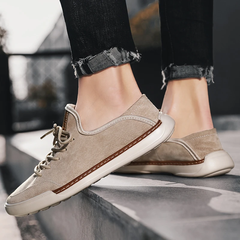 SOLI2 Breathable Leather Casual Men Shoes Lightweight New Lace-Up shoes Comfortable High-quality Walking shoes S5830-S5837
SOLI2 Breathable Leather Casual Men Shoes Lightweight New Lace-Up shoes Comfortable High-quality Walking shoes S5830-S5837
