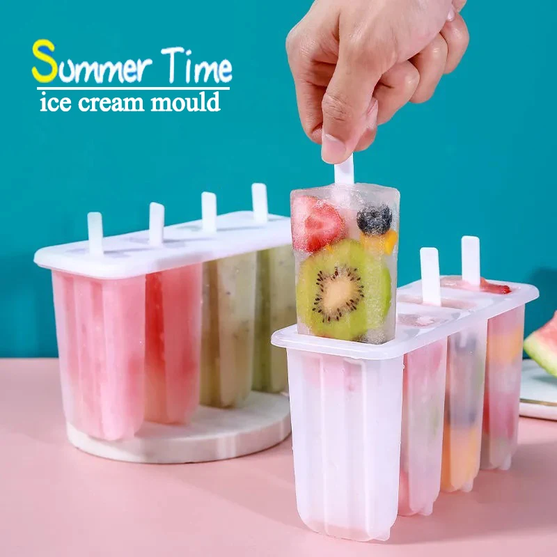 4Grids Ice Cream Mould with Cover Homemade Ice Cream Mold Popsicle Mold DIY Cream Stick Molds for Ice Cream Stick Mold
4Grids Ice Cream Mould with Cover Homemade Ice Cream Mold Popsicle Mold DIY Cream Stick Molds for Ice Cream Stick Mold