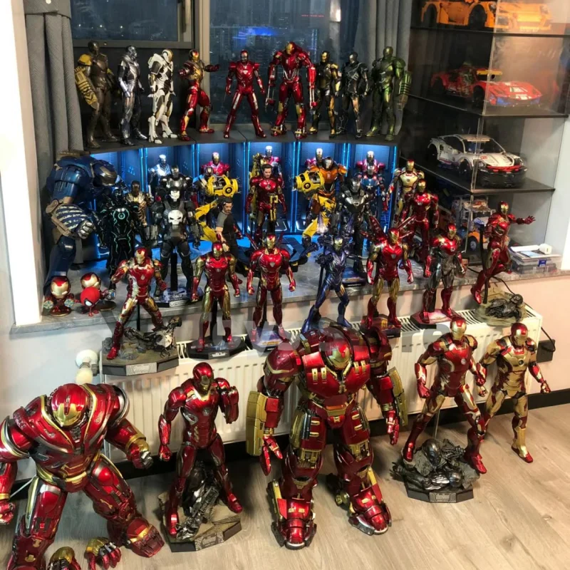 

Genuine Marvel Iron Man Mk1-7 Mark Hall Of Armor Set Of 1-7 Figure Avengers Tony Stark Legends Original Zd Modeldoll Toys Gift