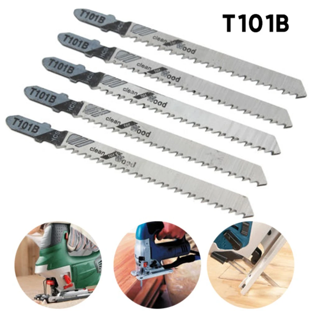 5Pcs 100mm Jigsaw Blades T101B High Carbon Steel Reciprocating Saw Blades Cutting For High Speed Wood Power Tools
5Pcs 100mm Jigsaw Blades T101B High Carbon Steel Reciprocating Saw Blades Cutting For High Speed Wood Power Tools