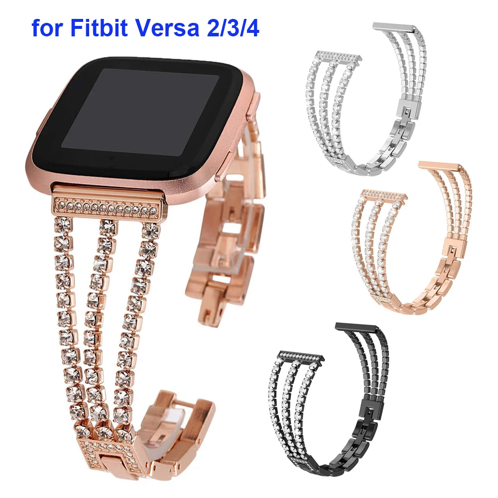 Bling Bracelet for Fitbit Versa 4/ Versa 3/ Versa2/ Sense 2 Band Luxury Smartwatch Watchband Accessories Metal Dressy Chain
Bling Bracelet for Fitbit Versa 4/ Versa 3/ Versa2/ Sense 2 Band Luxury Smartwatch Watchband Accessories Metal Dressy Chain