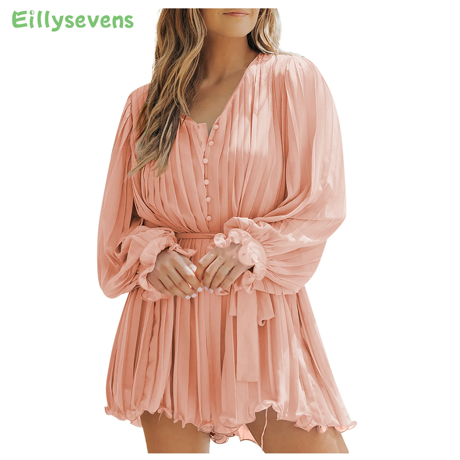 Elegant Chic Ruffled Rompers Playsuits Tie Waist Buttons V Neck Romper Summer Spring Sexy Women Casual Jumpsuits New femininas
Elegant Chic Ruffled Rompers Playsuits Tie Waist Buttons V Neck Romper Summer Spring Sexy Women Casual Jumpsuits New femininas