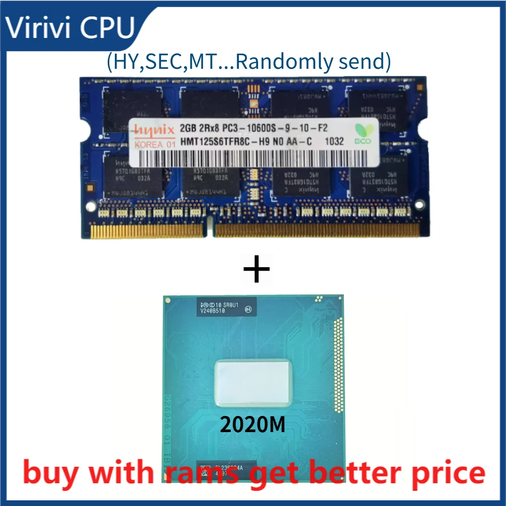 DDR3 2G 1333Mhz with 2020M 2020M SR0VN SR0U1 SR184 2.4 GHz Dual-Core Dual-Thread CPU Processor 2M 35W Socket G2 / rPGA988B
DDR3 2G 1333Mhz with 2020M 2020M SR0VN SR0U1 SR184 2.4 GHz Dual-Core Dual-Thread CPU Processor 2M 35W Socket G2 / rPGA988B