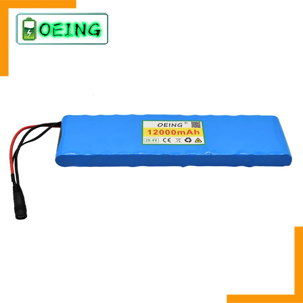 NEWEST 12Ah 7S2P 18650 Li-ion Rechargeable Battery Pack 29.4v12000mAh Electric Bicycle Moped Balancing Scooter
NEWEST 12Ah 7S2P 18650 Li-ion Rechargeable Battery Pack 29.4v12000mAh Electric Bicycle Moped Balancing Scooter