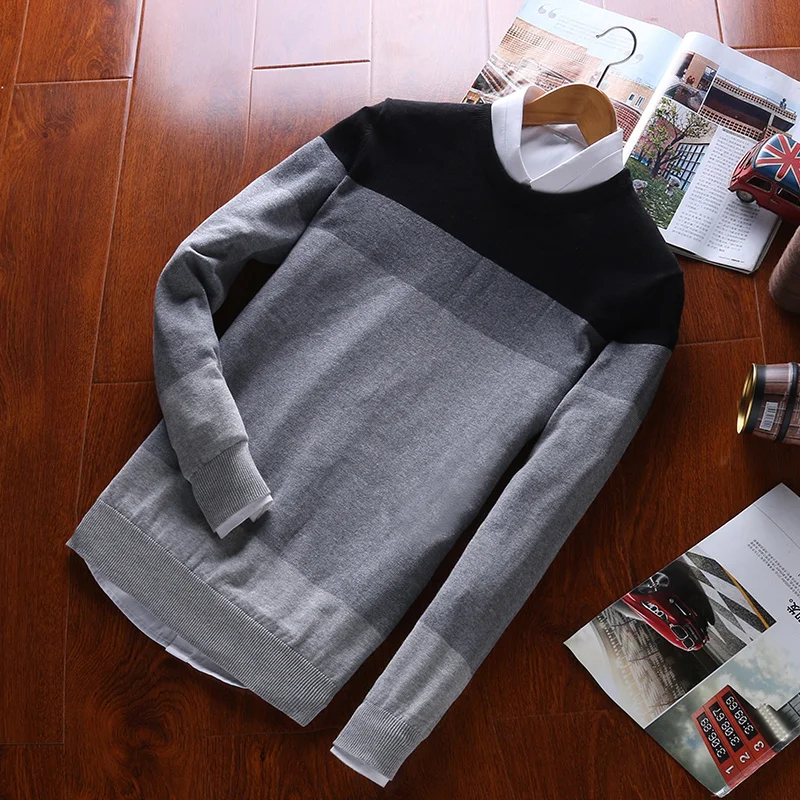 Top rade 100% Cotton Desiner New Fasion Brand Pullover Striped Knitted Sweater Men Casual Plain Jumper Clotes
Top rade 100% Cotton Desiner New Fasion Brand Pullover Striped Knitted Sweater Men Casual Plain Jumper Clotes