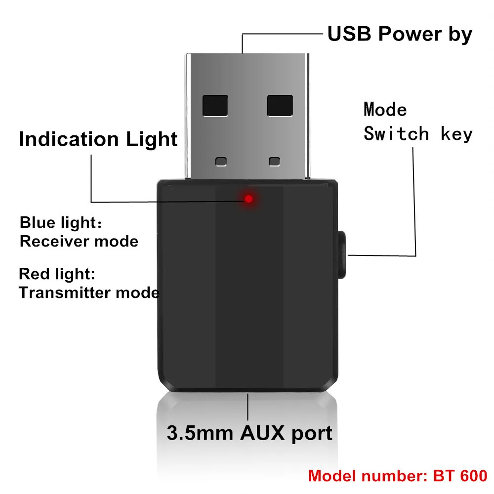 Mini Bluetooth 5.0 Receiver Transmitter Stereo Bluetooth AUX Audio Adapter RCA USB 3.5mm Jack For TV PC Car Kit Wireless Adapter
Mini Bluetooth 5.0 Receiver Transmitter Stereo Bluetooth AUX Audio Adapter RCA USB 3.5mm Jack For TV PC Car Kit Wireless Adapter