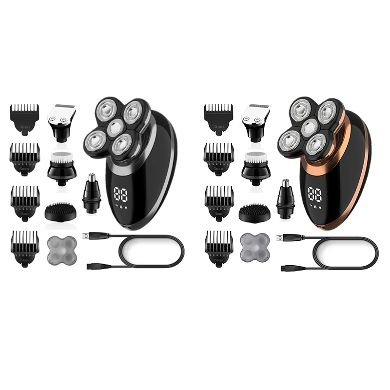 Wet Dry Electric Shaver For Men Beard Hair Trimmer Razor Rechargeable Bald Shaving Machine LCD Display Grooming Kit
Wet Dry Electric Shaver For Men Beard Hair Trimmer Razor Rechargeable Bald Shaving Machine LCD Display Grooming Kit