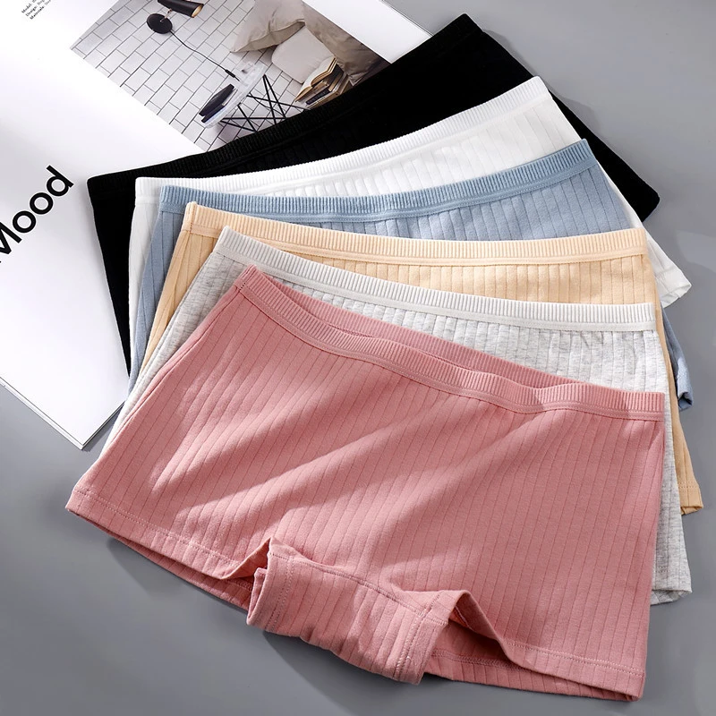 Thread Cotton Boxer Women's 100% Pure Cotton Honeycomb Antibacterial Crotch Anti-light and Traceless Safety Underwear for Girls
Thread Cotton Boxer Women's 100% Pure Cotton Honeycomb Antibacterial Crotch Anti-light and Traceless Safety Underwear for Girls