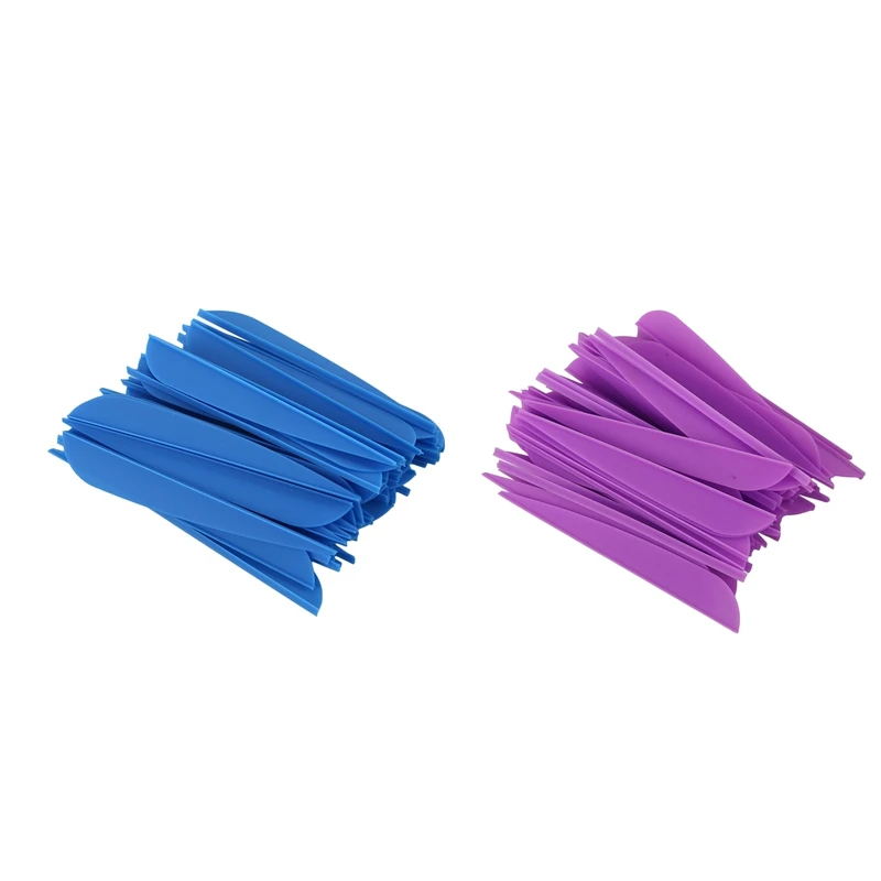 Arrows Vanes 4 Inch Plastic Feather Fletching For DIY Archery Arrows 50 Pack(Purple) & 50 Pack(Blue)
Arrows Vanes 4 Inch Plastic Feather Fletching For DIY Archery Arrows 50 Pack(Purple) & 50 Pack(Blue)