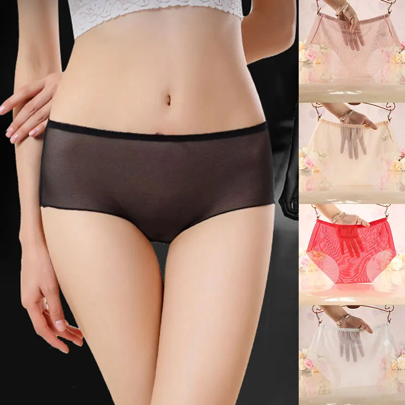 Full Transparent Underwear Women'S Sexy Seamless Underwear Solid Color Ultra-Thin Mid Waist Underwear Women'S Plus Size
Full Transparent Underwear Women'S Sexy Seamless Underwear Solid Color Ultra-Thin Mid Waist Underwear Women'S Plus Size