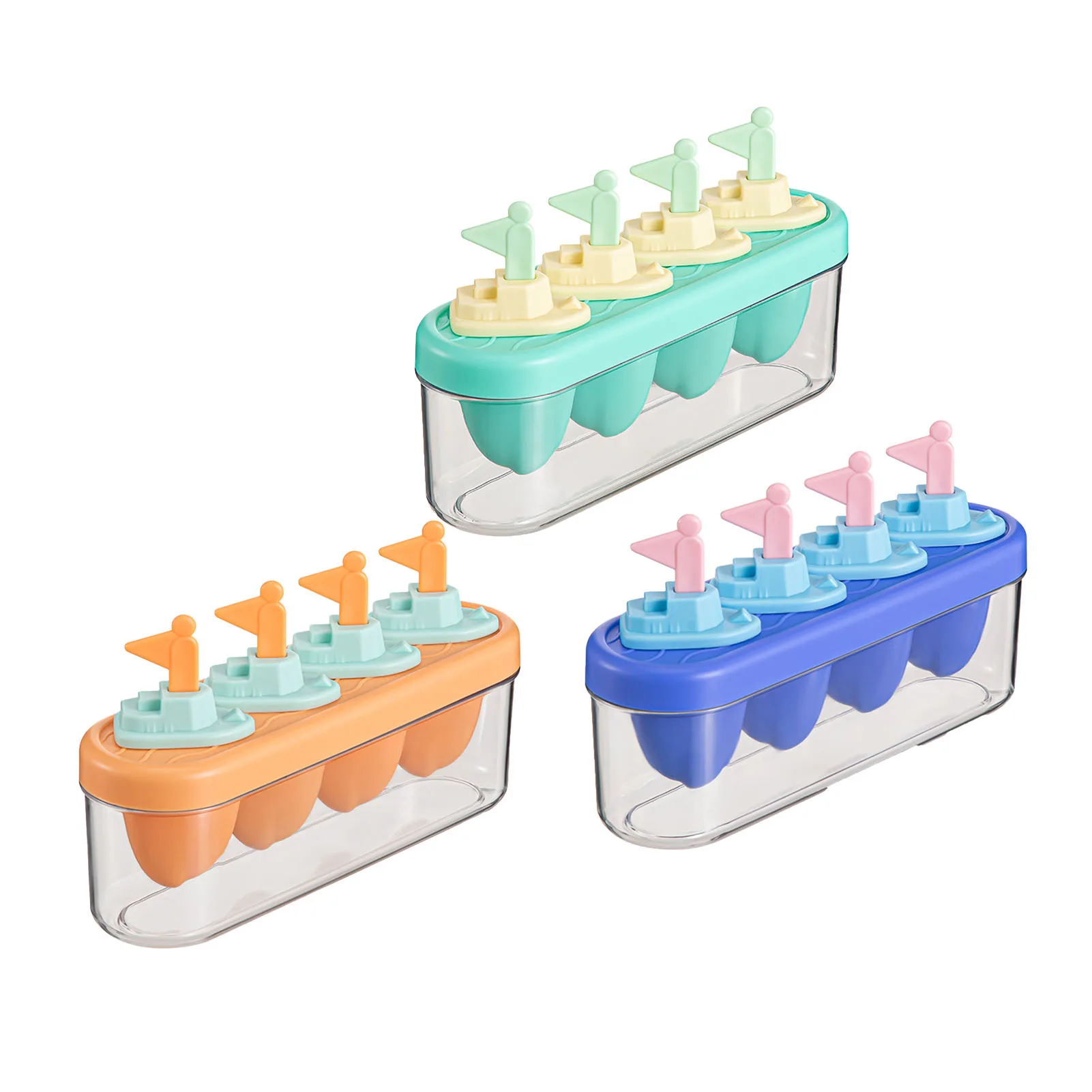 4pcs Big Size Silicone Ice Cream Mold Yacht Popsicle Molds DIY Homemade Dessert Fruit Ice Pop Maker Mould with Sticks
4pcs Big Size Silicone Ice Cream Mold Yacht Popsicle Molds DIY Homemade Dessert Fruit Ice Pop Maker Mould with Sticks