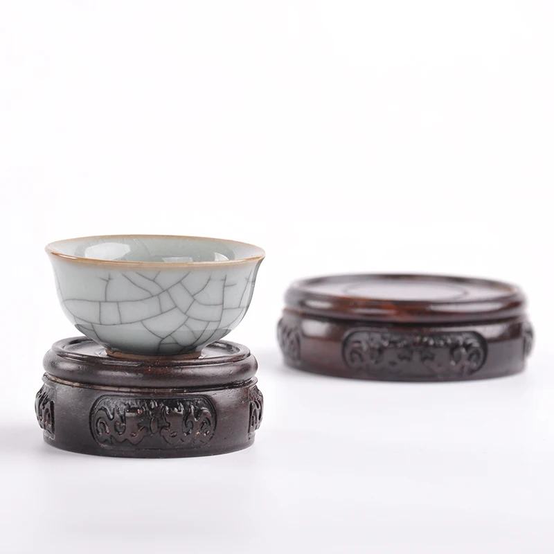 Ebony wood carving handicraft ornament base solid wood round vase flowerpot Buddha statue strange stone teapot base wooden base
Ebony wood carving handicraft ornament base solid wood round vase flowerpot Buddha statue strange stone teapot base wooden base