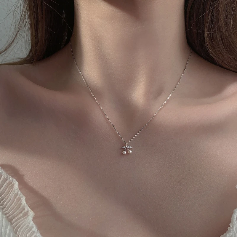 Buy One Get One Free Fashion Necklace For Women Cherry Pendant Pearl Studded Ladies Clavicle Chain Birthday Gift Free Shipping
Buy One Get One Free Fashion Necklace For Women Cherry Pendant Pearl Studded Ladies Clavicle Chain Birthday Gift Free Shipping