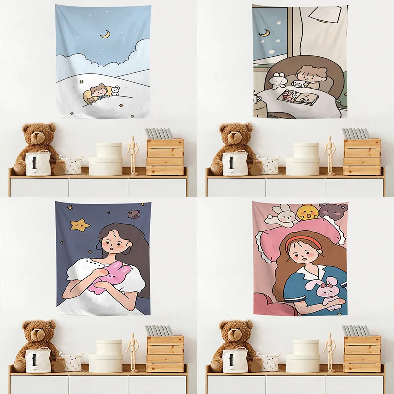 Linda menina impressão livng quarto tapeçaria decorativa tapeçaria estilo dos desenhos animados tapete de poliéster decoração pa
Linda menina impressão livng quarto tapeçaria decorativa tapeçaria estilo dos desenhos animados tapete de poliéster decoração pa