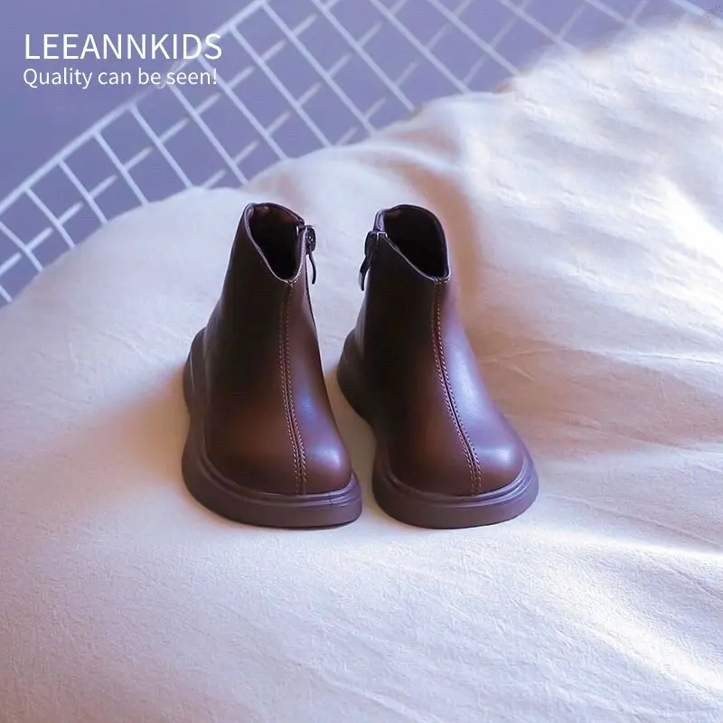 Leather Shoes for Children Kids Ankle Boots Waterproof Chelsea Boots Boy Girls Winter Snow Boots Fashion Toddler Casual Shoe
Leather Shoes for Children Kids Ankle Boots Waterproof Chelsea Boots Boy Girls Winter Snow Boots Fashion Toddler Casual Shoe