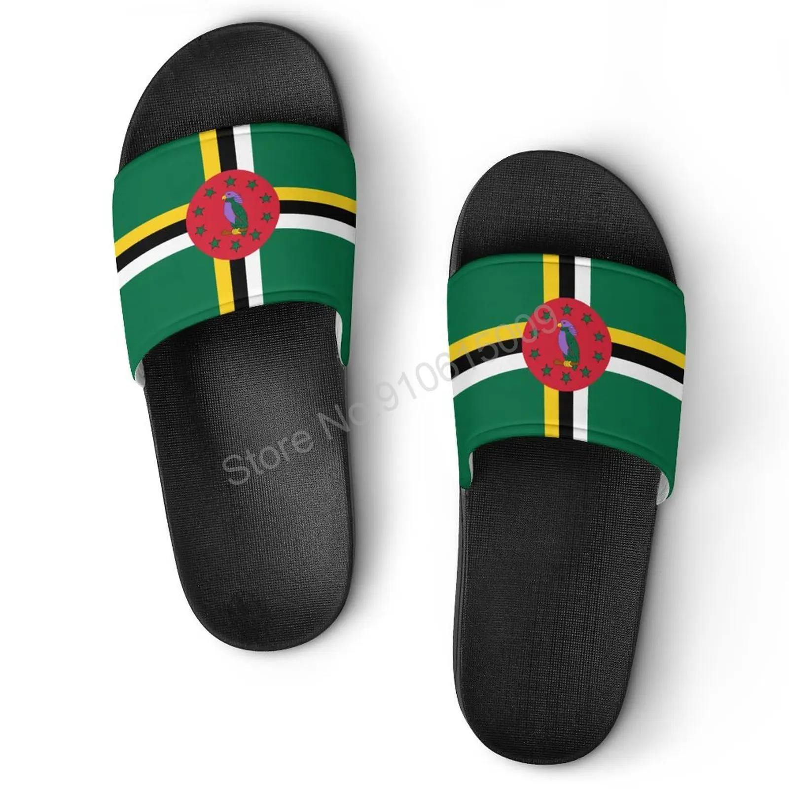 Dominica Flag Men Women Slippers Summer Beach Sandals Casual Indoor Outdoor Comfortable Footwear 36-46
Dominica Flag Men Women Slippers Summer Beach Sandals Casual Indoor Outdoor Comfortable Footwear 36-46