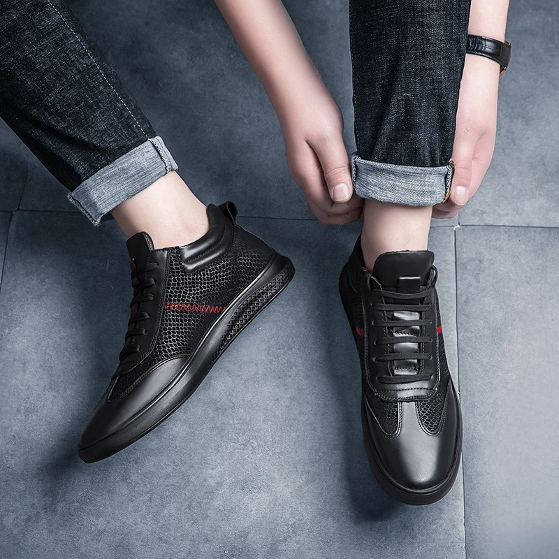 Casual Mens Shoes New Spring and Autumn Sports Shoes High Quality Solid White Shoes Casual Shoes Zapatillas Hombre Black %
Casual Mens Shoes New Spring and Autumn Sports Shoes High Quality Solid White Shoes Casual Shoes Zapatillas Hombre Black %