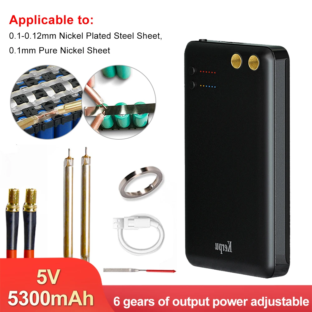 5000MAH Spot Welder Portable 6 Gears Adjustable DIY Mini Spot Welding Machine For 18650 Battery Spot Welder Spot Welding Machine
5000MAH Spot Welder Portable 6 Gears Adjustable DIY Mini Spot Welding Machine For 18650 Battery Spot Welder Spot Welding Machine