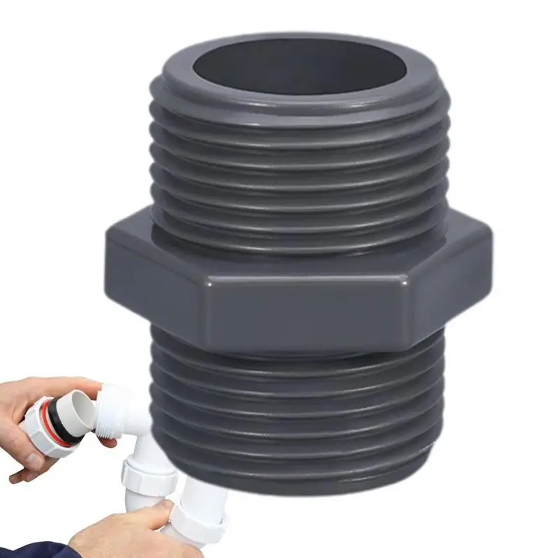 PVC Water Supply Double Outer Screw Directly Water Pipe Fitting Coupler Pipe Fitting Ideal For Kitchen Bathroom Garden Workshop
PVC Water Supply Double Outer Screw Directly Water Pipe Fitting Coupler Pipe Fitting Ideal For Kitchen Bathroom Garden Workshop