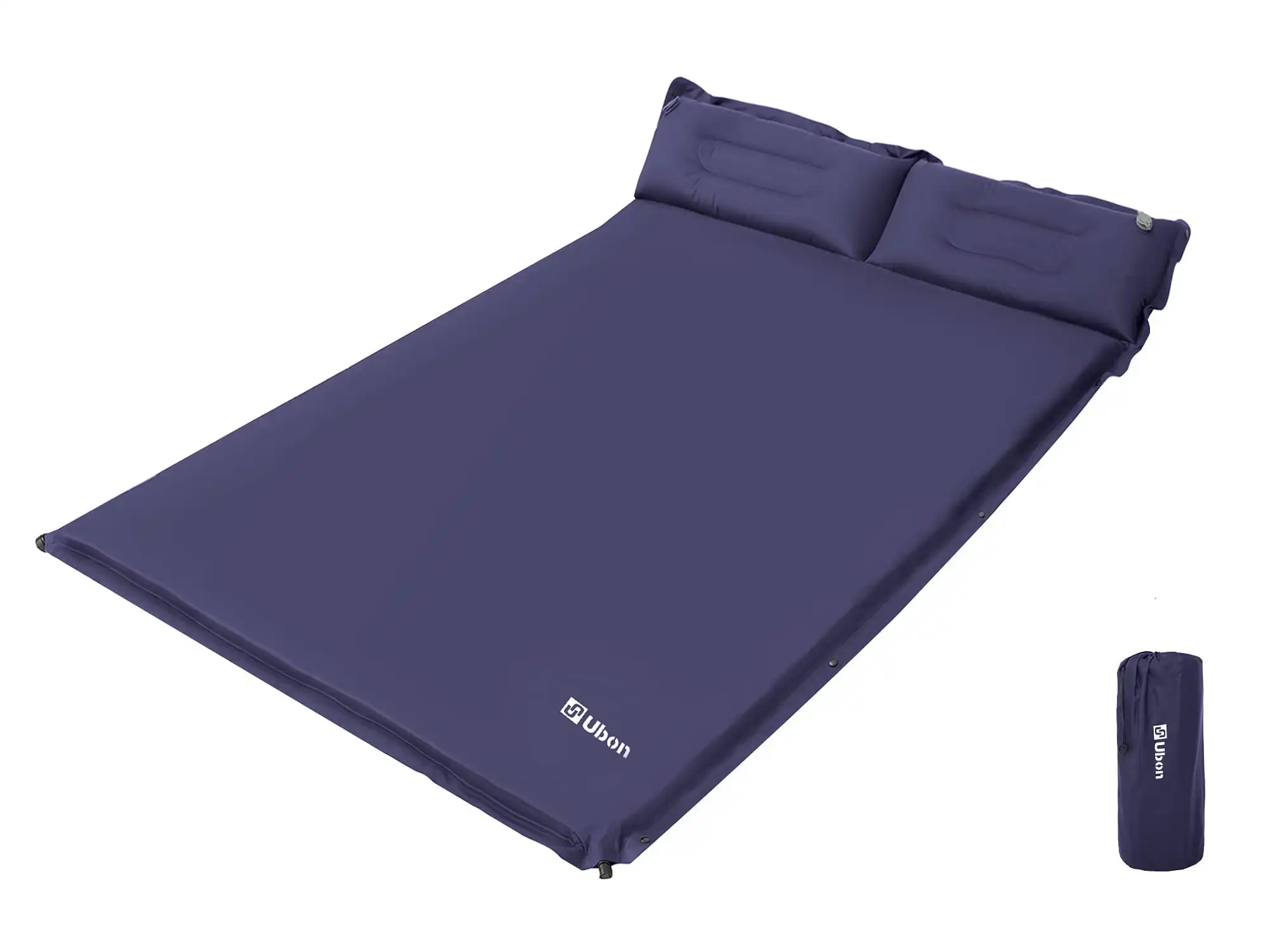 Double Camping Sleeping Pad Self- Inflating Camping Mattress with Pillows Memory Sponge Filling Sleeping Mats for Truck Tent - N
Double Camping Sleeping Pad Self- Inflating Camping Mattress with Pillows Memory Sponge Filling Sleeping Mats for Truck Tent - N