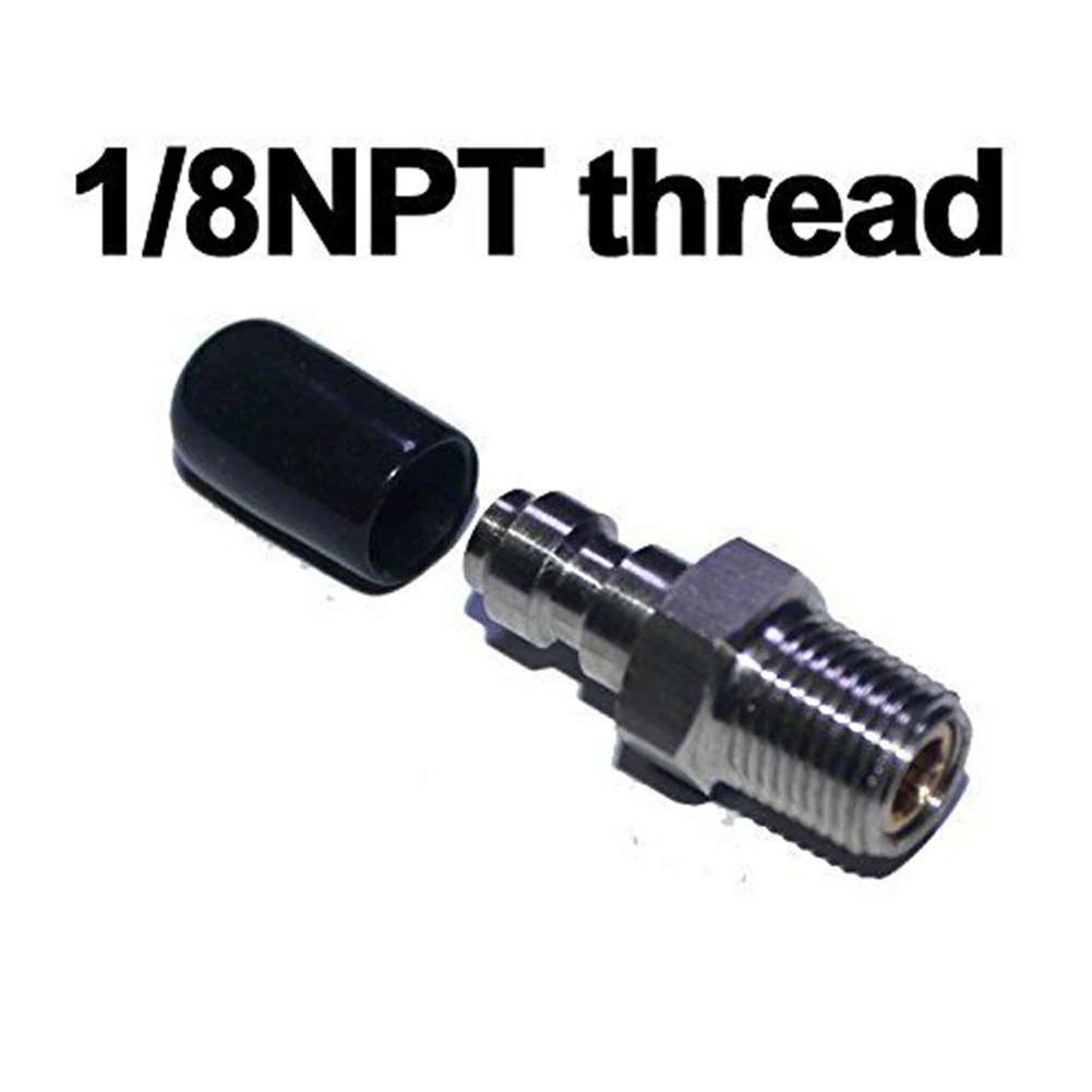 1/8\" NPT 8mm Male Thread Paintball Fitting PCP Stainless Steel 3000-5000 Psi Quick Head Connection Plug Adapter Filling Nipple
1/8\" NPT 8mm Male Thread Paintball Fitting PCP Stainless Steel 3000-5000 Psi Quick Head Connection Plug Adapter Filling Nipple
