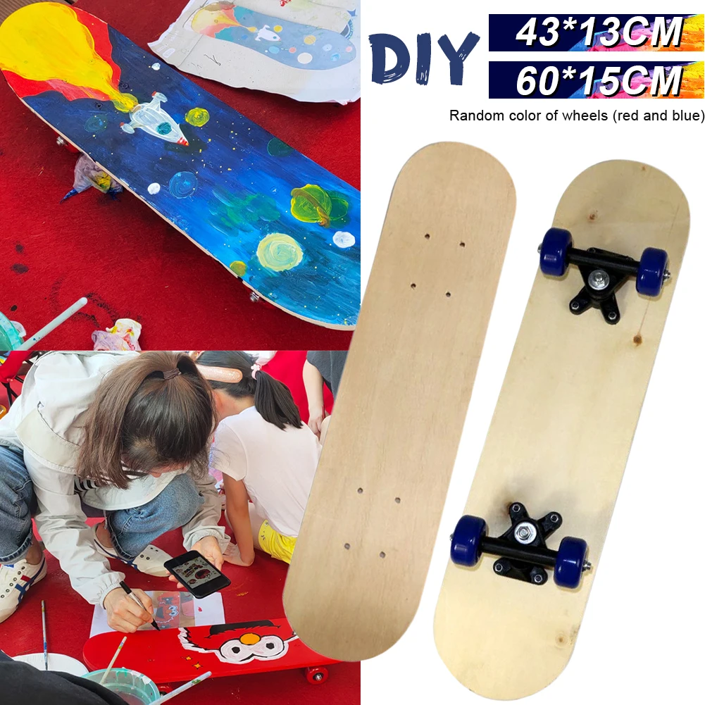 Outdoor DIY Skateboards for Kids Maple Wood Deck Complete Skateboard for Children Beginners 7-Layer Maple Wood 35KG Max. Load
Outdoor DIY Skateboards for Kids Maple Wood Deck Complete Skateboard for Children Beginners 7-Layer Maple Wood 35KG Max. Load