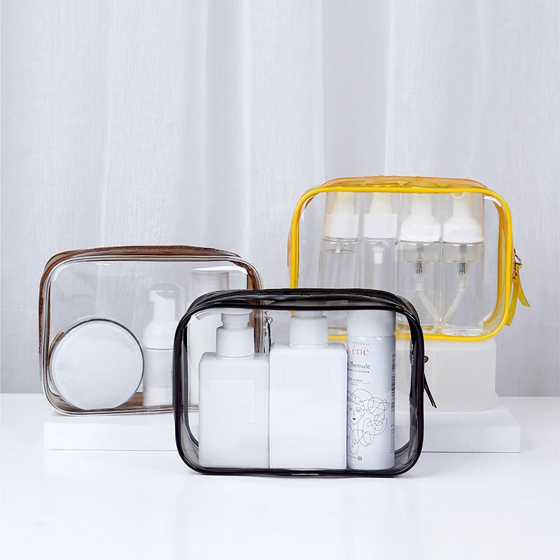 Transparent Cosmetic Bag PVC Women Zipper Clear Makeup Bags Beauty Case Travel Make Up Organizer Storage Bath Toiletry Wash Bag
Transparent Cosmetic Bag PVC Women Zipper Clear Makeup Bags Beauty Case Travel Make Up Organizer Storage Bath Toiletry Wash Bag